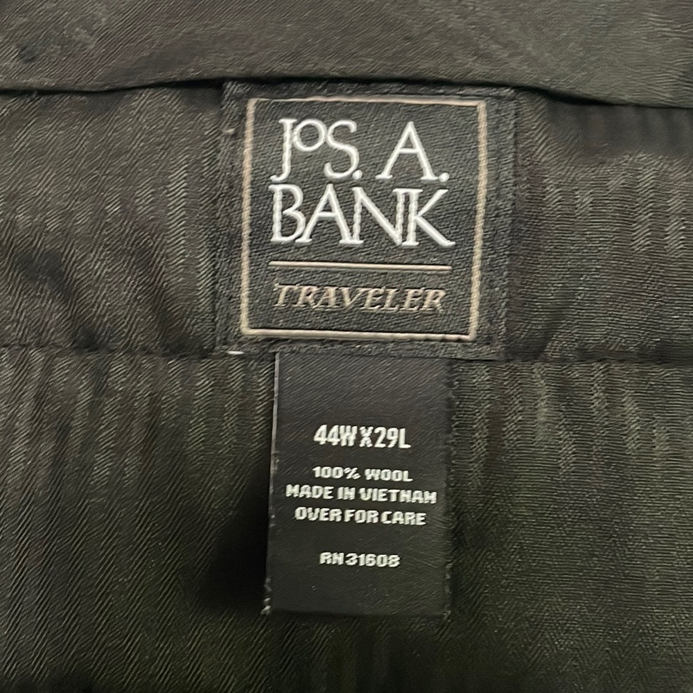 Joseph A. Banks mens black dress pants size 44Wx29L